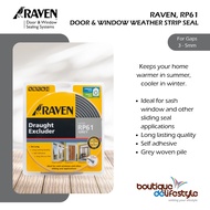 Raven, Draught Excluder, 5M, Grey, RP61