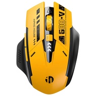 Inphic A9 2.4G Bluetooth Rechargeable Wireless Silent  Gaming Mouse   Three-mode  Mecha Style Mouse 