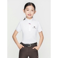 Children's Equestrian T-Shirt Children's Equestrian T-Shirt Equestrian Short-Sleeved Equestrian Top 