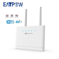 EATPOW 4G Router wifi SIM Card 300Mbps LTE Wireless Wi-Fi Router Home hotspot Support 4G to LAN Port 16 WiFi Users gubeng