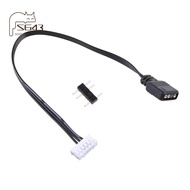 5V 3 Pin to Small 6Pin 5V 3 Pin to 6 Pin Cable for  Fan Controller Adaptor Connector