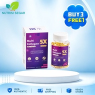 【Nutrisi Segar】 (100% Original) Multi Collagen 5X Premium (120's per botol) EXP 08 2028 买三送一