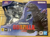 全新未開封  Bandai Godzilla 2000 SHM 哥斯拉 2000 action figure