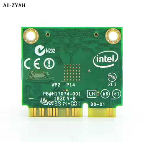 【HY6】()1Pc 2025 New AC 7260 7260HMW Mini PCI-E Dual-Band 2.4G/5Ghz Wireless Network Card Bluetooth 4
