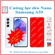 Toughened flexible screen protector for Samsung A55 phone
