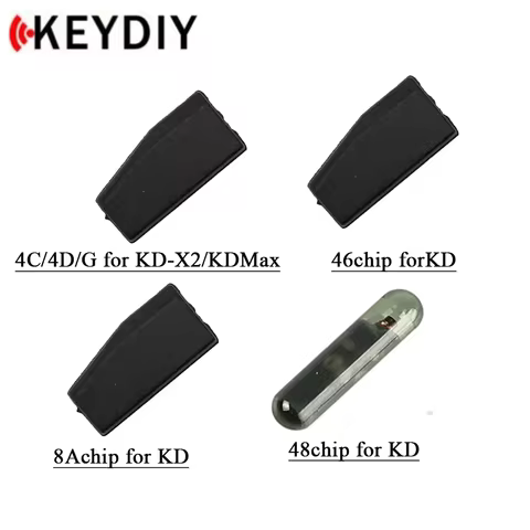 10 PIECES Keydiy KD4D 4D transponder chip KD 4D ID4C ID46 KD4D KD46 KD48 KD8A 4C 4D 46 48 8A copy ch