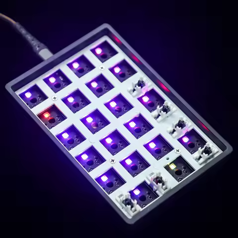 GK21S Plastic Case RGB Hot Swap Independent Driver Wired and Bluetooth Tyce-C Numpad