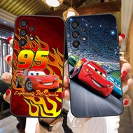 NO.95 Lightning McQueen Soft Black Silicon TPU Cell Phone Case For  Samsung Galaxy A23 A20 A14 A13 A12 A11 A10 A9 A8 A7 A6 A5 A05 A04 A03 F12 M12 S E Star Plus 5G