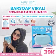 BRIGHTY Glow & Bright Bar Soap | Body & Face Whitening Brightening Soap