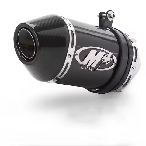Motorcycle Carbon Fiber M4 exhaust Muffler Pipe escape moto for DUKE 390 1290 Yamaha R1 MT07 MT-09 R