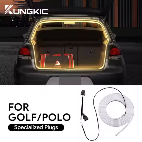 Rear Trunk Light For Volkswagen VW Golf 7 Mk7 Golf MK6 Golf MK8 Polo MK5 MK6 Bright LED Silicone Lig