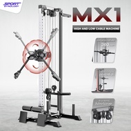 SPORTSYNOLOGY - MX1 - HIGH AND LOW CABLE MACHINE เครื่องเคเบิล มาพร้อมมือจับเคเบิลปรับได้แบบอิสระ 36