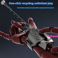 1pc 2025 New Spider Web Electric Powered Shooter, Rechargeable Auto-Retract Web Shooter, 3 Meters Ul
