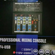 Mixer yamaha F4 Premium 4 Channel Audio Mixer bluetooth