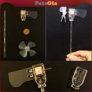 [PETSOLA] 1W Wind Generator Plastic Wind Generator Motor DIY Kids Intelligence Toy for