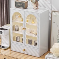Shelf Countertop French Style Moisture-Proof Storage Dust-Proof Storage Cabinet Steel Water Cup Cabi