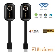 【hongyu01】 Mirascreen G9 Plus Wireless Hdmi Tv Miracast Airplay Mirror Screen Mirroring Ezmira Cast 