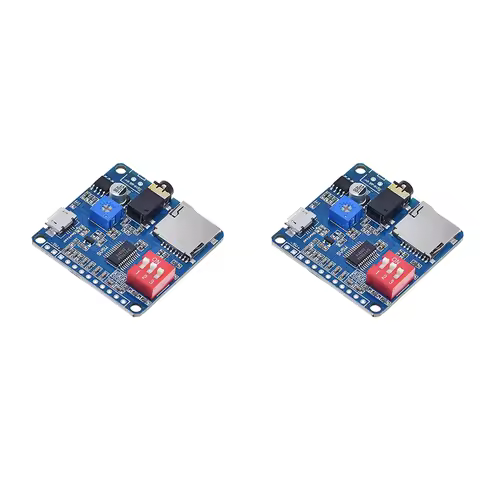 2X DY-SV5W Voice Playback Module For MP3 Music Player Voice Playback Amplifier 5W SD/TF Card Integra
