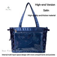 Halloween Japanese Sweet Women Ribbon Ita Bag Cute Lolita Girl Transparent Handbag Fashion Large Cap