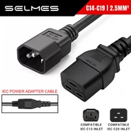 Power Cord IEC 14 IEC C20 2.5mm2 16A 250V UPS PDU Power Supply Cable AC Extension Cable