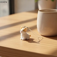 [ICHEN] 3D Floing Cute Animal Keychain Creative Plush Bag Pendant Durable Car Key Chain Phone Lanyar