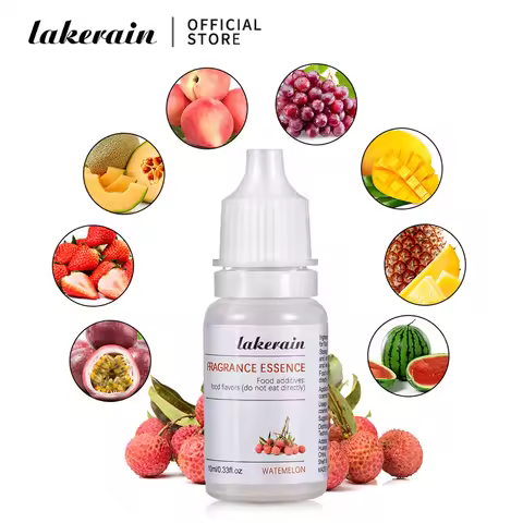 10ml Pure Fruit Fragrance Oil Diffuser Essential Oils Strawberry Flavoring Oil for Lip Gloss DIY Soa