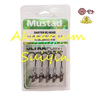 MUSTAD 5PCS DARTER JIG HEAD JH32833 5G / 7G SOFT PLASTIC WORM FISHING LURE HOOK