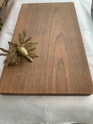 台灣製作小型南美紫檀木原木砧板天然無塗裝