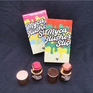 NEW PACKAGING MYCA BLUSHER STICK STRAWBERRY&PEACH II BLUSHER STICK II HQ