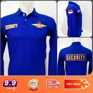 T-Shirt Long SecurityPOLO Shirt Wings Logobiru
