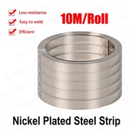 10m  0.15mm 0.2mm 18650 Li-ion Battery Nickel Sheet Plate Plated Steel Belt Strip Connector 32650 Ni