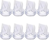 lasuroa Pack of 8 Duck Bill Valves Made of Soft Silicone, Breast Pump Replacement Parts Compatible w