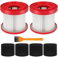 2 Pek Penapis Vakum Basah Kering 49-90-1900 Serasi Dengan Vakum Tanpa Kabel M18 0780-20 0880-20, den