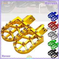 WARREEN Dirt Bike Foot Pegs, Rest Pedal Durable Footpegs Rest,  CNC|Pedal CNC for MX 650 500 MX650 M