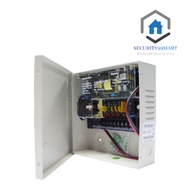 PSB12043A CCTV 12V 3A 4-Way Power Supply With Battery Charger For CCTV