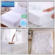 [Shop Malaysia] waterproof mattress protector cover mattress protector bed sheet bed cover, anti-dustmite