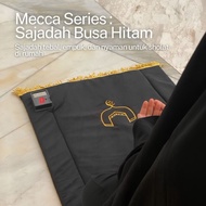 [AF] NAWABI Smart Prayer Rug Thick Premium Foam Mecca Series BLACK