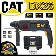 สว่านโรตารี่ 3ระบบ ไฟฟ้า ขนาด 26mm กำลัง 800วัตต์ ยี่ห้อ CAT รุ่น DX26 (รับประกัน 1ปี)