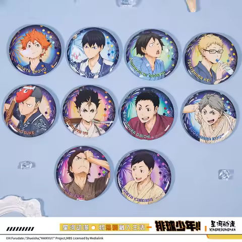 Haikyuu!!Shoyo Hinata Kei Tsukishima Tendo Satori Ushijima Wakatoshi China Official Authorization Ki