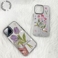 CASE CASING CLEAR CASE MIRROR HEBE FOR REALME 7i C11 C12 C15 C17 C20 C21Y C25 C25Y C30 C30S C33 C50 