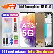 Techparts Skrin Untuk Samsung Galaxy A73 5G LCD