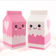 1pc Kid Toy Jumbo Milk Box Panda Scented Squishy Slow Rising Stress Reliever Hand Pillow