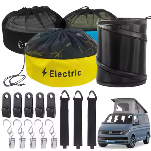 RV Bags for VW T4 T5 T6 Transporter Camper Storage Sewer Fresh/Black Water Hoses Electrical Tent Tar