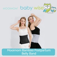 1x Bamboo Postpartum Belly Band C7889 Mooimomoms - Gray, M