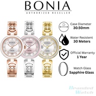 [Official Warranty] Bonia BNB10866 Series Ring Set Women's 30.5mm Stainless Steel Watch Water Resist