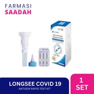 LONGSEE 3 IN 1 COVID 19 Home Self Test &amp; Influenza Rapid Antigen Kit (RTK)