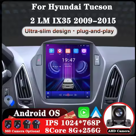 Car Radio Multimedia Player Navigation For Hyundai Tucson2 LM IX35 2009-2015 Android 16 Auto WIFI