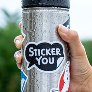 Water proof sticker 50pcs minimum sticker label Custom Design  Custom Design Custom Shape order