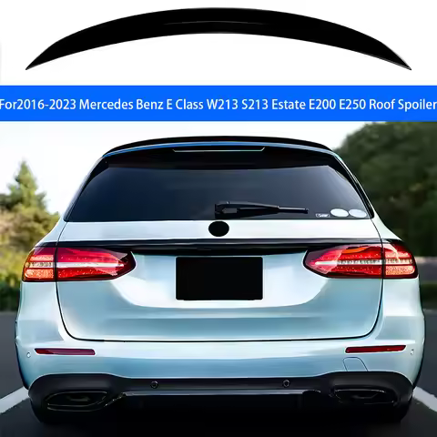 For 2016-23 Mercedes Benz E Class W213 S213 Estate E200 E250 Roof Spoiler Wing Tail Trunk Upper Spli