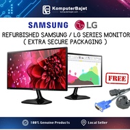 <SPECIAL OFFER> SAMSUNG LG HDMI COMPATIBLE MONITOR REFURBISHED with Warranty MONITOR MURAH CCTV MONI